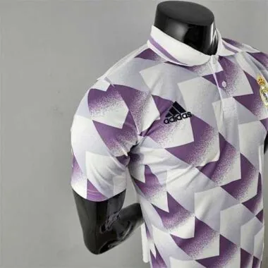22-23 Real Madrid POLO morado y blanco