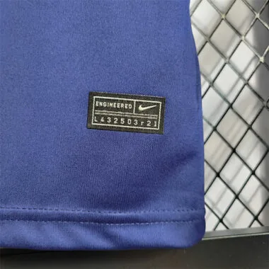 Polo de cuello bajo «Brasil 2023», azul real