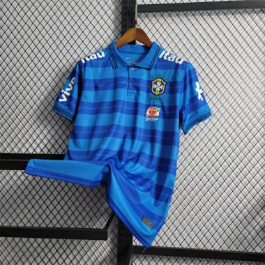 Brasile POLO a righe blu