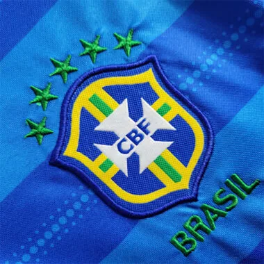 Brasile POLO a righe blu