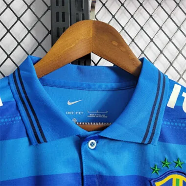 Brasile POLO a righe blu