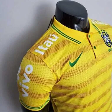 Brasil POLO con raya amarilla