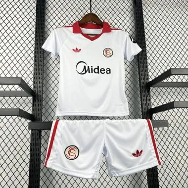 25-26 Sevilla FC Home Kid Kits Soccer T-Shirt
