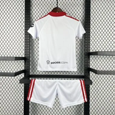 25-26 Sevilla FC Home Kid Kits Soccer T-Shirt