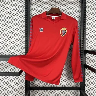 83-84 Real Zaragoza Home Long Sleeves Kit Retro Soccer T-Shirt AAAAJersey Supply Yupoo