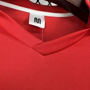 83-84 Real Zaragoza Home Long Sleeves Kit Retro Soccer T-Shirt