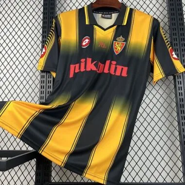 03-04 Real Zaragoza Away Kit Retro Soccer T-Shirt