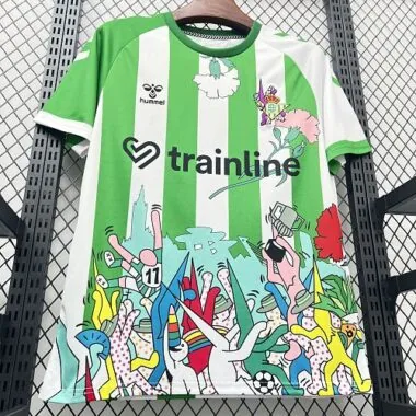 25-26 Real Betis Pre-Match Kit Soccer T-Shirt