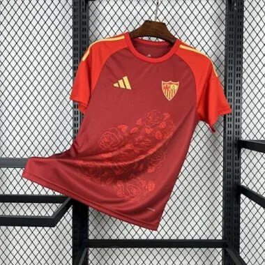 25-26 Sevilla Special Edition Kit Soccer T-Shirt AAAAJersey Supply Yupoo