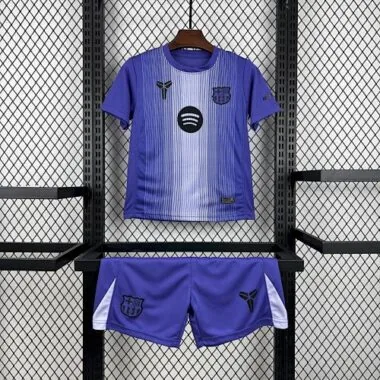 25-26 Barcelona Goalkeeper Kids Kit Soccer T-Shirt AAAAJersey Supply Yupoo