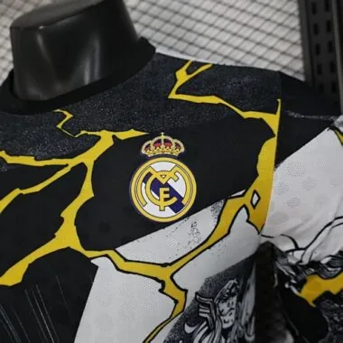 25-26 Real Madrid Special Edition Long Sleeves Kit Player Edition Soccer T-Shirt