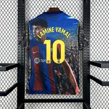 25-26 Barcelona Lamine Yamal No. 10 Special Edition Kit Soccer T-Shirt