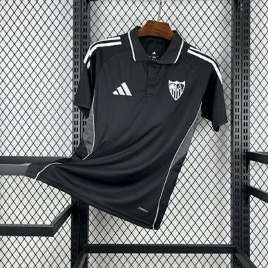 25-26 Sevilla Black Special Edition Kit Soccer T-Shirt AAAAJersey Supply Yupoo