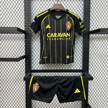 25-26 Real Zaragoza Away Kids Kit Soccer T-Shirt AAAAJersey Supply Yupoo