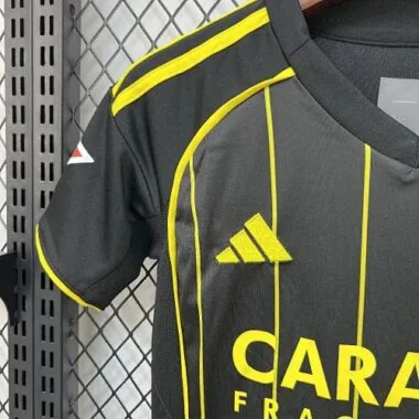 25-26 Real Zaragoza Away Kids Kit Soccer T-Shirt