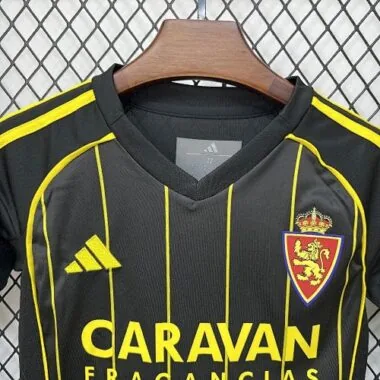 25-26 Real Zaragoza Away Kids Kit Soccer T-Shirt