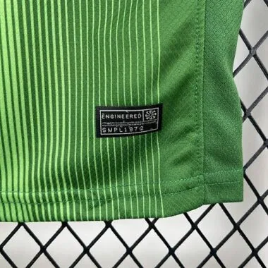 25-26 Barcelona Green Goalkeeper Kids Kit Soccer T-Shirt