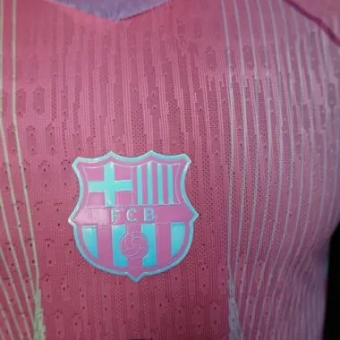 25-26 Barcelona Pink Special Edition Kit Player Version Shirt Joy