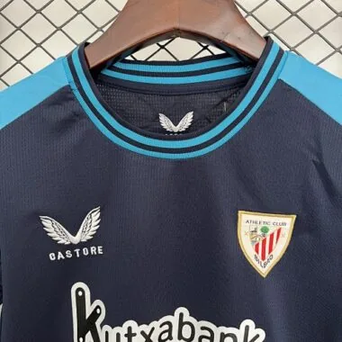 25-26 Athletic Bilbao Away Kids Kit Soccer T-Shirt