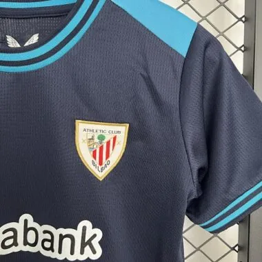 25-26 Athletic Bilbao Away Kids Kit Soccer T-Shirt
