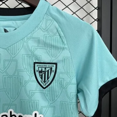 Camisola de futebol do Athletic Bilbao, 2.ª equipação infantil, n.º 25-26