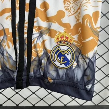 25-26 Real Madrid Dragon pattern Special Edition Kids Kit Soccer T-Shirt