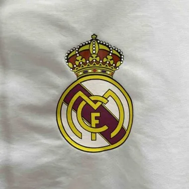 25-26 Real Madrid White Windbreaker Jacket Soccer