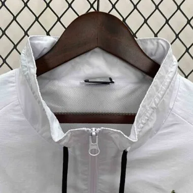 25-26 Real Madrid White Windbreaker Jacket Soccer