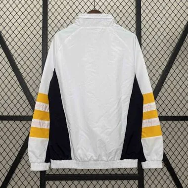25-26 Real Madrid White Windbreaker Jacket Soccer