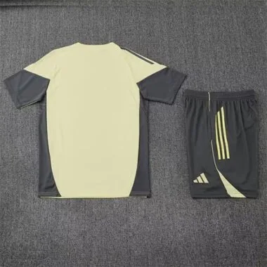 25-26 Real Madrid Yellow Training Kits Football Tracksuits