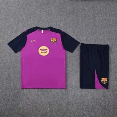 25-26 Barcelona Pink Training Kits Football Tracksuits