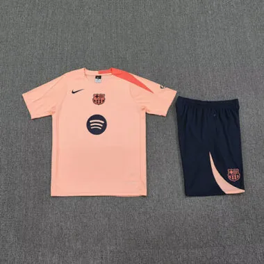 25-26 Barcelona Gold Training Kits Football Tracksuits