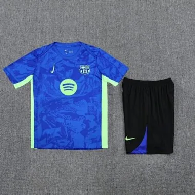 25-26 Barcelona Blue Training Kits Football Tracksuits