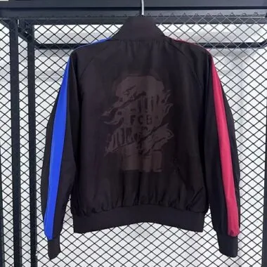 25-26 Barcelona Black Windbreaker Jackets
