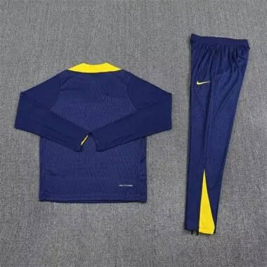 25-26 Atletico Madrid Navy Training Kits Long Football Tracksuits