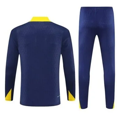 25-26 Atletico Madrid Navy Training Kits Long Football Tracksuits