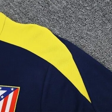 25-26 Atletico Madrid Navy Training Kits Football Tracksuits