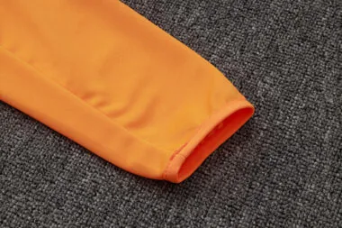 24-25 Real Madrid Orange&amp;Blue Football Tracksuit Long Jacket Suits