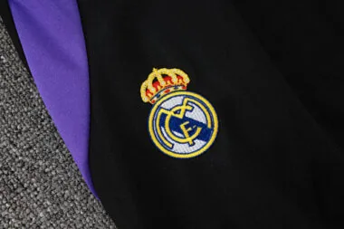 24-25 Real Madrid Orange&amp;Blue Football Tracksuit Long Jacket Suits
