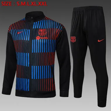 24-25 Barcelona Red&amp;Blue Football Tracksuit Long Jacket Suits