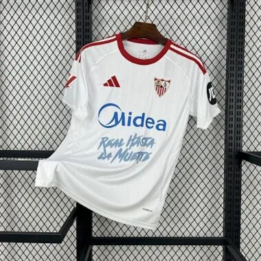 25-26 Sevilla Home Special Edition Kit Soccer T-Shirt AAAAJersey Supply Yupoo
