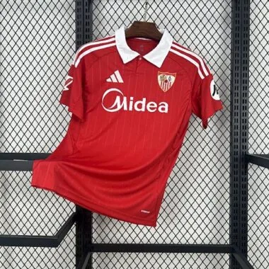 25-26 Sevilla Away Kit Soccer T-Shirt AAAAJersey Supply Yupoo