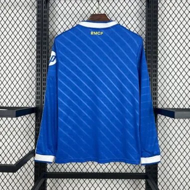 25-26 Real Madrid Second Away Long Sleeves Kit Soccer T-Shirt