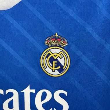 25-26 Real Madrid Second Away Long Sleeves Kit Soccer T-Shirt