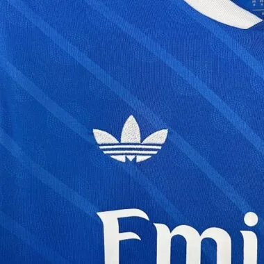 25-26 Real Madrid Second Away Long Sleeves Kit Soccer T-Shirt