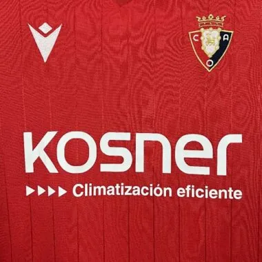 25-26 Osasuna Home Kit Soccer T-Shirt