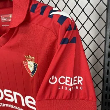 25-26 Osasuna Home Kit Soccer T-Shirt