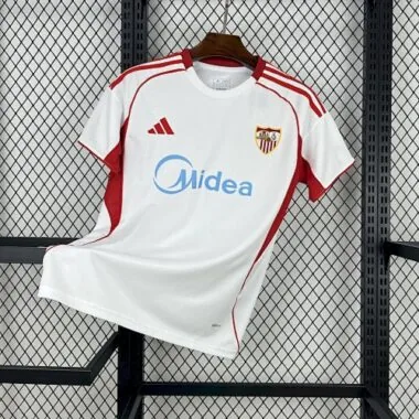 25-26 Sevilla Home Kit Soccer AAAAJersey Yupoo