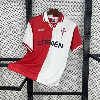 01-02 Celta de Vigo Away Retro Kit Vintage Shirt AAAAJersey Wholesale Yupoo