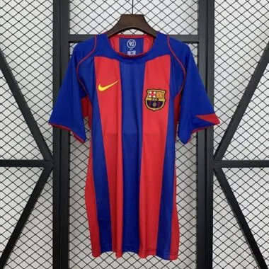 04-05 Barcelona Home Retro Kit Vintage Shirt AAAAJersey Wholesale Yupoo